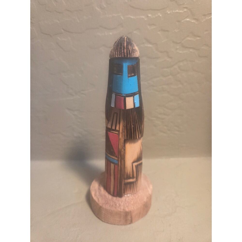 5.5" Navajo Shalako Kachina Carving Signed by Jason Thompson